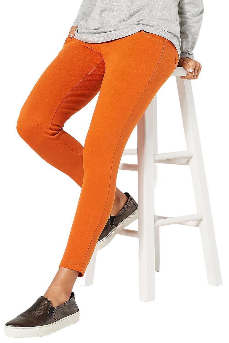 Women with Control Prime Stretch Denim Leggings Pockets Ginger - Tall